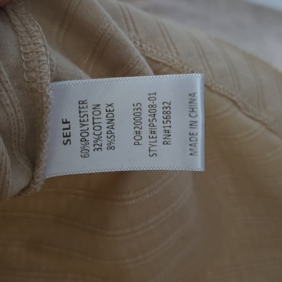 Bibi cream ribbed top - Picture 7 of 9